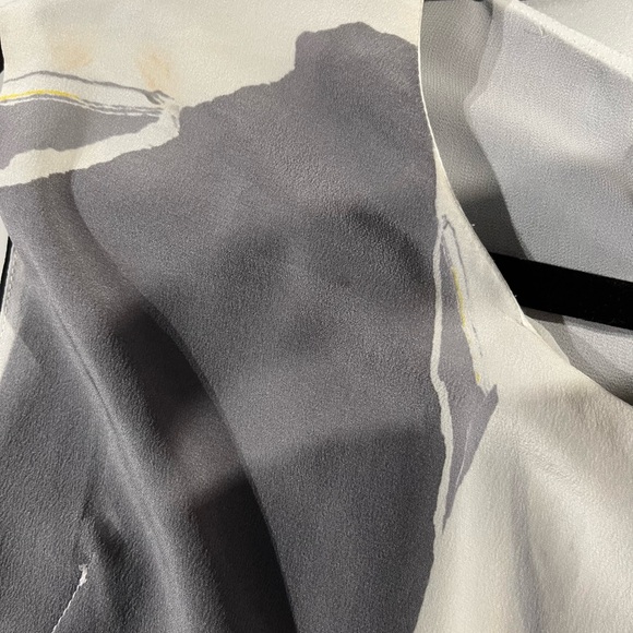 AllSaints Anais Torn Print Sleeveless Shift Dress - Picture 7 of 11